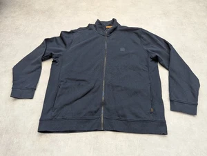 Hugo Boss Jacket Mens XXXL Navy Zip Sweatshirt Smart Casual Zestart Golf Track - Picture 1 of 10