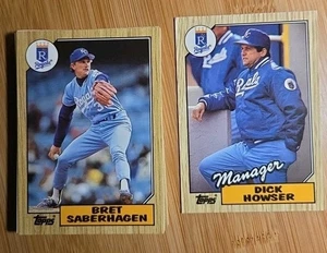 1987 Topps Tiffany Bret Saberhagen #140 Royals 19 cartas  - Imagen 1 de 2