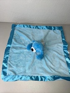 Kids Of America blau Teddybär Security Babydecke Lovey 17x17 - Bild 1 von 12