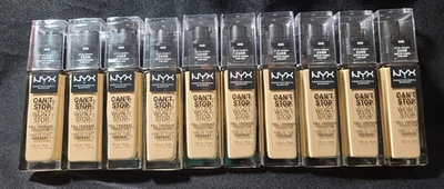 💋Best Lot 10x💋 NYX Professional Can't Stop Won't Stop Nude CSWSF06.5💋 - Image 1 of 4