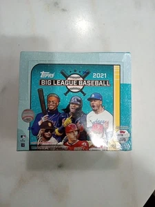 2021 Topps Big League Baseball Sealed Hobby Box with 18 Packs NEW - Picture 1 of 6