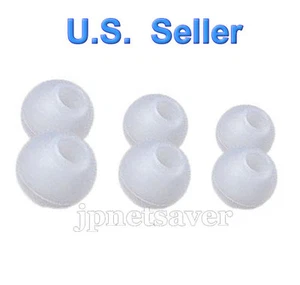 3 pairs S/M/L White replacement earbuds Monster Beats Dr.Dre iBeats Jamz Turbine - Picture 1 of 3