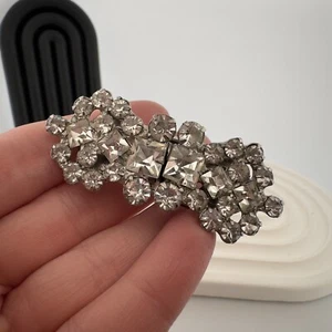 TRIFARI ~ Clipmate Duetto Abito Clip Compagni Strass ~ Spilla Alfred Philippe - Foto 1 di 19