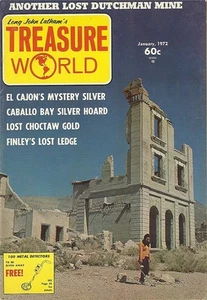 Treasure World Magazines January 1972 buried gold coins jewelry detecting #13 - Picture 1 of 1