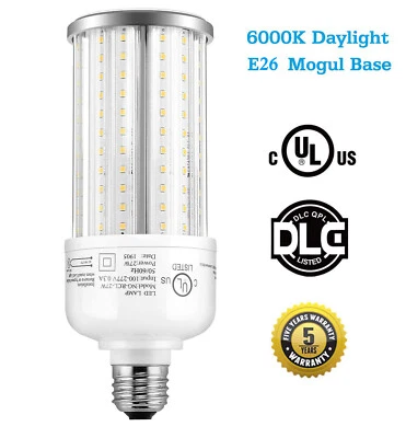 27W LED Corn Bulb Light Replace 75Watt HPS MH Street Post Top Area Light 6000K - Image 1 of 4