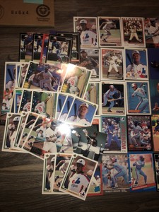 Marquis Grissom Lot of 73 Expos, Giants 33 Different Cards Base, Rookies