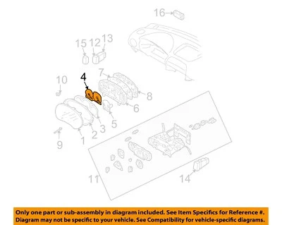 二手速度计 适合:2006 年 斯巴鲁 Impreza 集群 MPH 内陆 A 级 — 第 1/3 张图片
