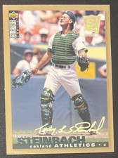 Terry Steinbach 1995 Collector’s Choice SE Gold Signature #49 - Oakland A’s