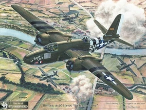 ART PRINT: A-20G Havoc - Print by Shepherd - Picture 1 of 1