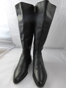 Nurture Black Leather Boots, Size 8.5, New - Picture 1 of 5