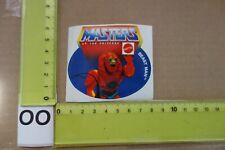 Alter Aufkleber Spiel Figuren Masters of the Universe Mattel BEAST MAN