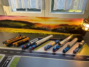 Schmidbauer transporte pesado + colección de grúas (Herpa Kibri) 1:87 - Imagen 1 de 13