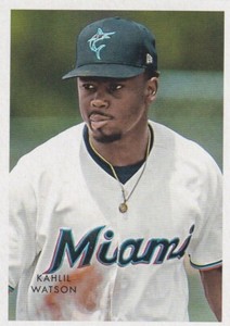 2022 Topps Heritage Minor League Kahlil Watson 1953 Reprint Stars Insert