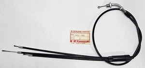 1 NEW 1972-1975 Genuine Kawasaki H2 750 Triple Choke Starter Cable OEM 54017-042 - Picture 1 of 8