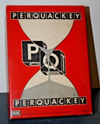 1956 Hollingsworth Brothers Perquackey Letter Dice Game #8313 by Lakeside Toys - Image 1 of 4