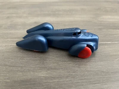 Coche de juguete de carreras de plástico Roadster azul vintage Renwal Speed King 88 #9 Foto 1 de 4