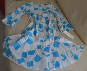 LUISA CERANO Gr.34/36 sommerliches Kleid aus leichter 100% Baumwolle dünn&luftig - Bild 1 von 8