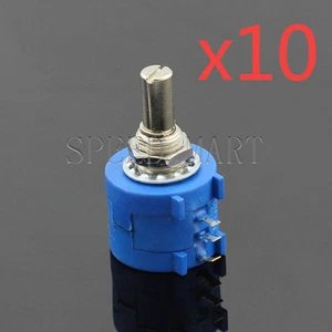 10 X 20K Ohm 3590S-2-203L potenciómetro de precisión enrollado múltiple - Imagen 1 de 4