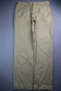 Pantalones chinos rectos beige Banana Republic Emerson 2013 para hombre talla 33x32 (Sr 33x30) - Imagen 1 de 8