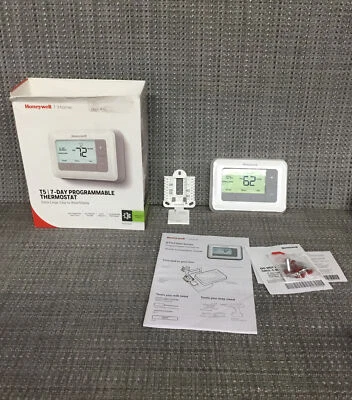Honeywell T5 7 Day Programmable Smart Thermostat Large Display RTH7560E New Open - Image 1 of 2