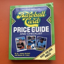 1984 The Sports Americana Baseball Card Price Guide and Checklist Beckett/Eckes