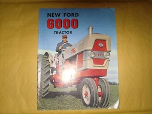 Ford 6000 Bauernhof Traktor Broschüre - guter Zustand (E2) - Bild 1 von 3
