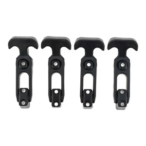 1X 112mm Black Rubber T-Handle Draw Latch For Boxes/Coolers/Golf Carts - Picture 1 of 7