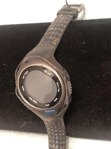 Nike WR0085 Bowerman Series Sport Wrist Watch Black & Blue DOES NOT WORK - Picture 1 of 5