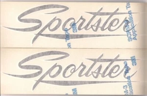 1971 1970 Tank Decal XL XLCH 61764-70 Black White Set Sportster for a Harley - Picture 1 of 4
