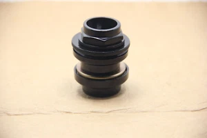 Vintage Bicycle Bike Headset 1" Threaded Fork Fixie 22.2 x 30 x 27 mm Black - Picture 1 of 2