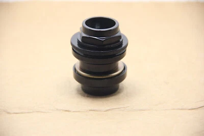 Vintage Bicycle Bike Headset 1" Threaded Fork Fixie 22.2 x 30 x 27 mm Black - Image 1 of 2