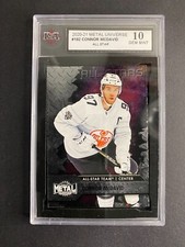 2020-21 SKYBOX METAL UNIVERSE CONNOR MCDAVID #192 KSA 10 GEM MINT