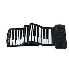 61 Key Rolled Up Electronic Piano MIDI Keyboard Soft Silicone for Practice Gift