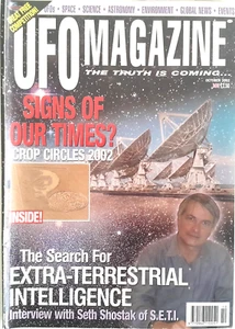 UFO MAGAZINE Oct. 2002 Vintage UK Publication "SIGN OF OUR TIMES: CROP CIRCLES" - Picture 1 of 1