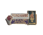 OFFICIAL ATLANTA 1996 MOREHOUSE COLLEGE OLYMPIC BASKETBALL PIN BADGE