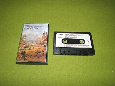 Brahms - Clarinet Quintet / Trio - Thea King / Gabrieli Quartet / Cassette Dolby - Image 1 of 2