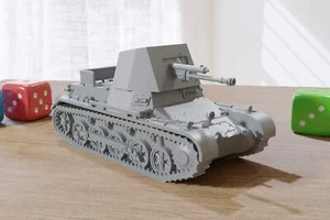 Panzerjäger I - WW2 German Tank - 3D Resin Printed 28mm / 20mm / 15mm Miniature - Bild 1 von 8