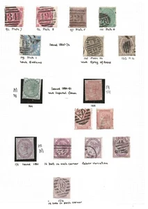 GB (4099) QV ON ALBUM PAGE INC SG119 2/- AND OTHER HIGH CAT USED - Picture 1 of 1