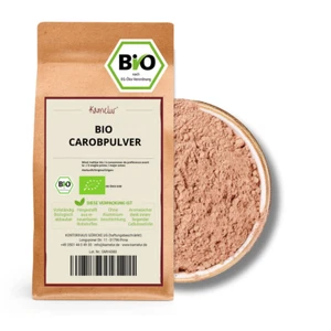 (15,90 EUR/kg) Bio Carobpulver Johannisbrotpulver 1kg, Bio Carob Pulver - Bild 1 von 2