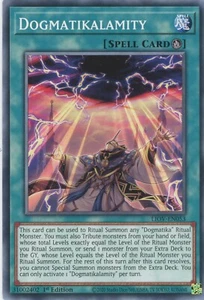 Yugioh Dogmatikalamity LIOV-EN053 Common 1st Edition x3 Play Set - Picture 1 of 1
