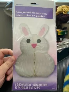 12" Bunny-Shaped Easter Centerpiece Decoration New!!! - Picture 1 of 2