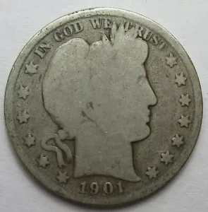 Medio barbero 1901 -bueno- (#57J) - Imagen 1 de 2