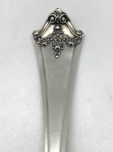 Lunt Orleans Sterling Silver 1914 Fork 925 Antique No Mono Swag Flower Dinner - Picture 1 of 6
