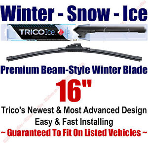 16" WINTER Wiper Blade - Super Premium Beam-Style - 1965-1974 - Trico ICE 35-160