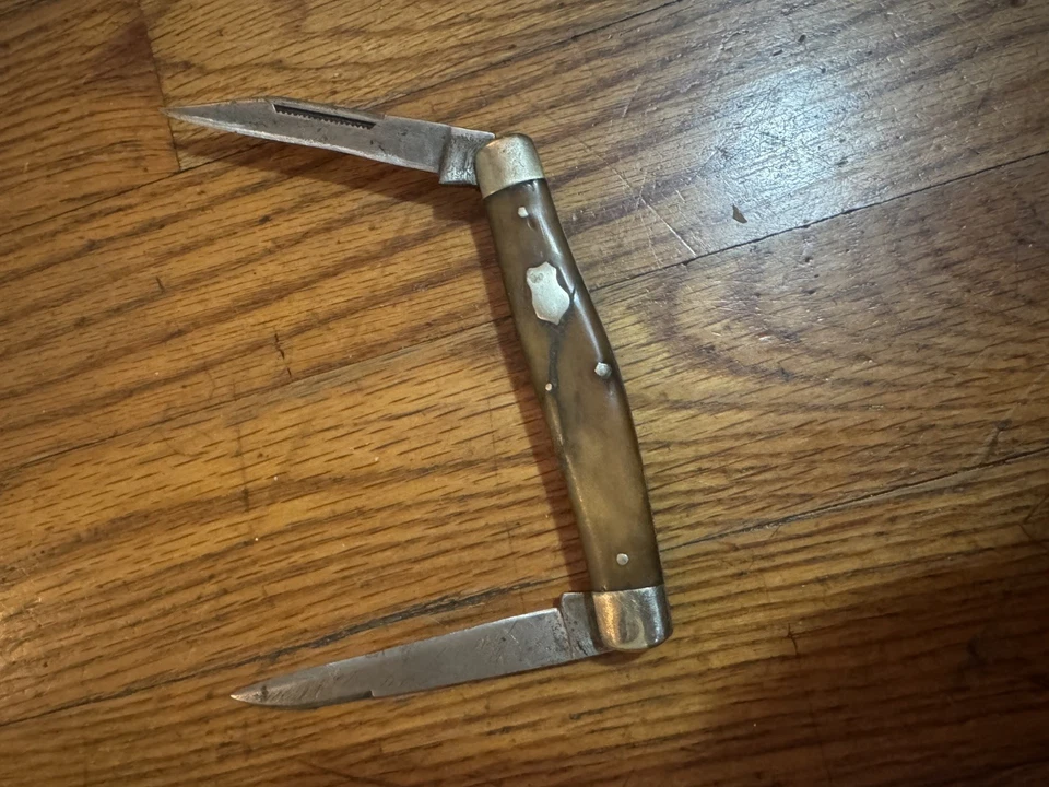 Navaja de Bolsillo Remington UMC R470 Años 30 - Mango Hueso/Cuerno - Original De Colección Foto 1 de 4