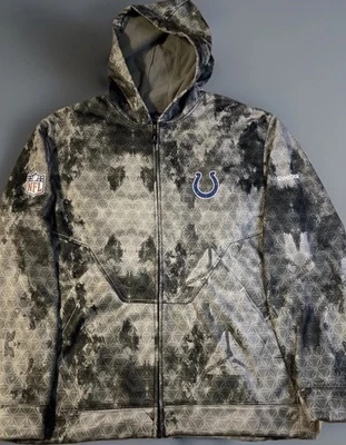 Sudadera con Capucha Indianapolis Colts Reebok On Field Geométrica Digital Camuflada XL NFL Nueva Sin Etiquetas Foto 1 de 4