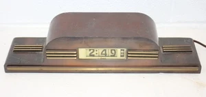 Reloj Eléctrico Rollo/Flip Vintage Art Deco LAWSON 490 “New Yorker” ¡FUNCIONA!! - Imagen 1 de 23