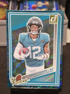 Donruss Travis Hunter The Rookies #3 Jaguars RC 2025 lámina verde azulado combinación de colores - Imagen 1 de 2
