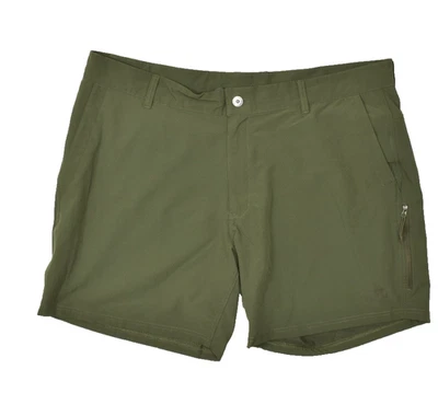 Pantalones Cortos de Senderismo The North Face Para Hombre Verde Nylon Elastizados Talla 40 Bolsillo con Cremallera Foto 1 de 4
