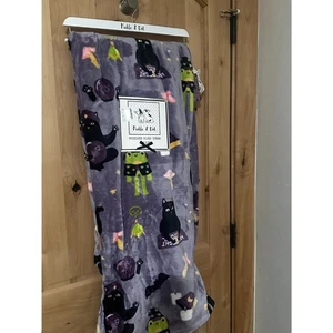 Pickle & Dot Oversized Plush Throw Halloween Fortune Teller Cats 60"x70" NWT - Picture 1 of 4